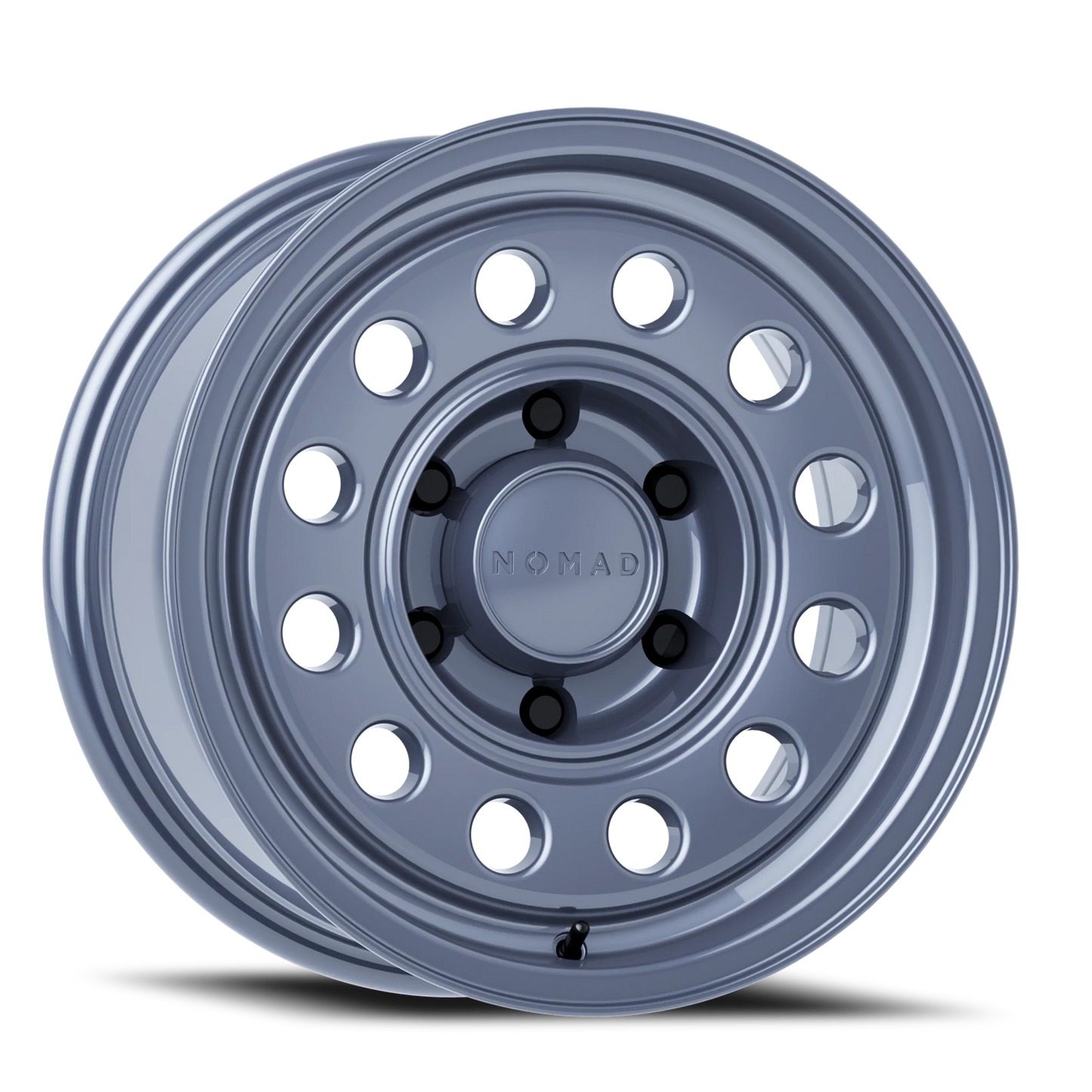 Aluminum Wheels 17x8.5 501UG Convoy Utility Gray 6 On 139.7 Bolt Pattern 106.1 Bore -10 Offset Nomad Wheels