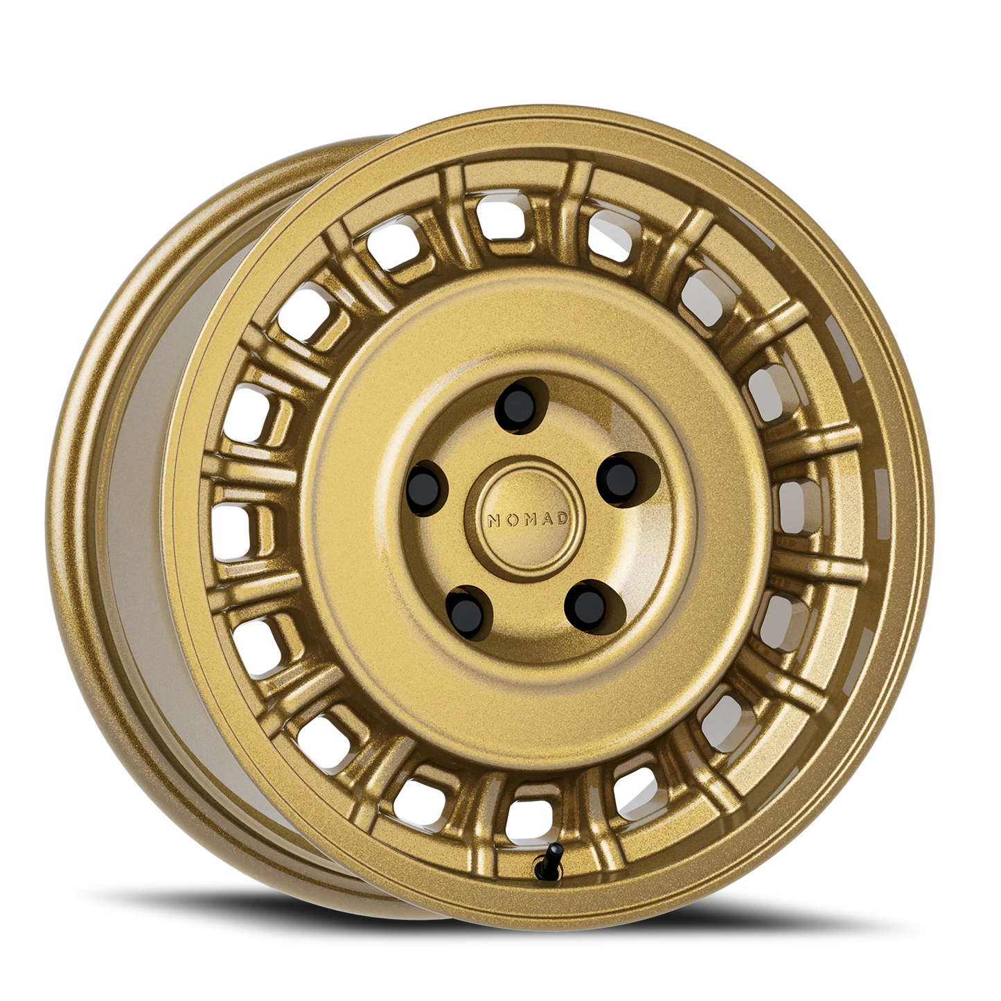 Aluminum Wheels 15x7 502GR Arvo Gold Rush 5 On 114.3 Bolt Pattern 72.62 Bore 15 Offset Nomad Wheels