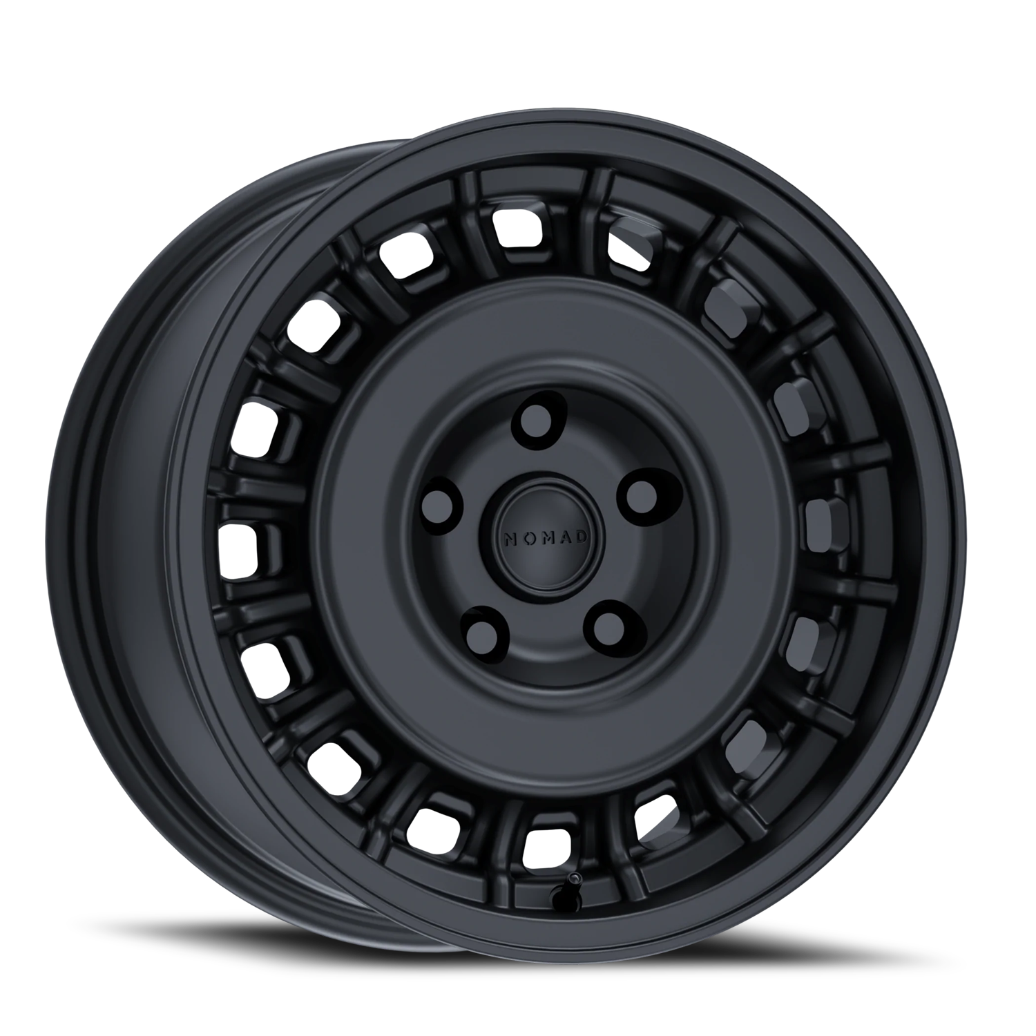 Aluminum Wheels 17x8.5 502SB Arvo Satin Black 5 On 150 Bolt Pattern 110.3 Bore 0 Offset Nomad Wheels