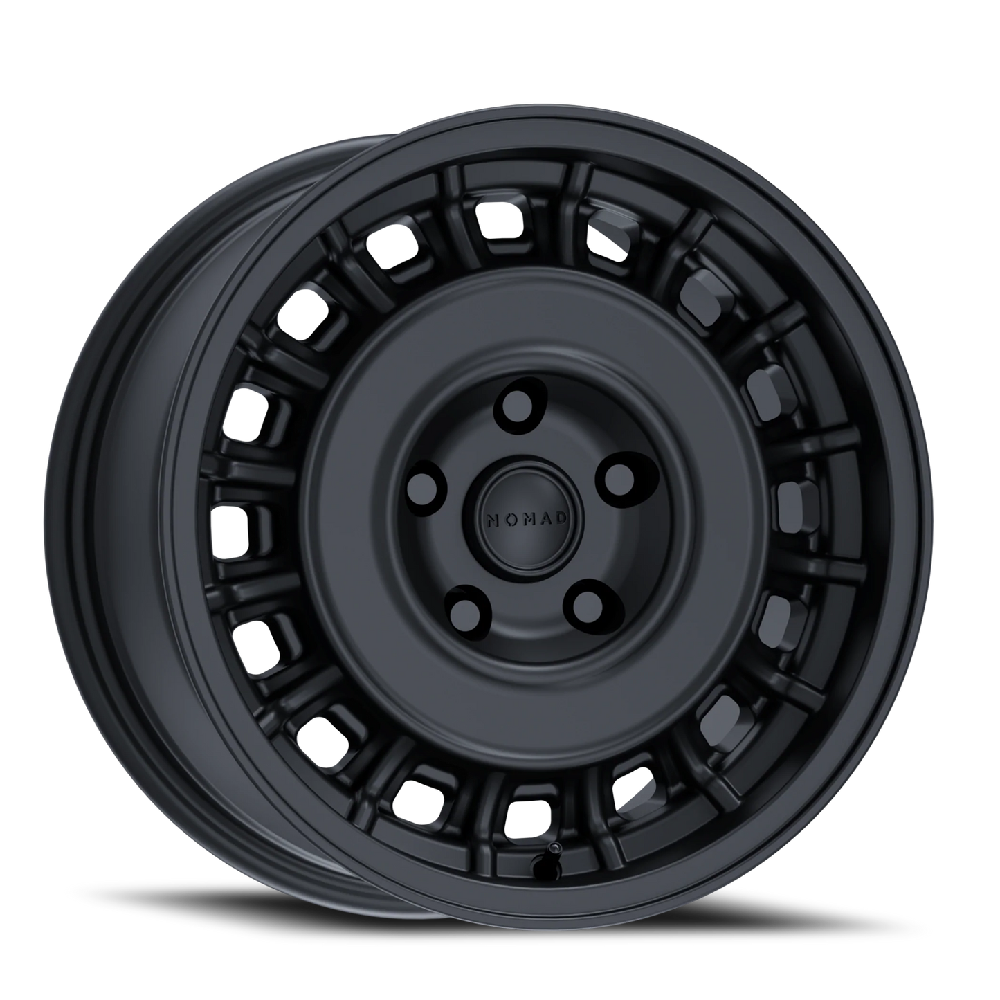 Aluminum Wheels 17x8.5 502SB Arvo Satin Black 6 On 135 Bolt Pattern 87.1 Bore 0 Offset Nomad Wheels