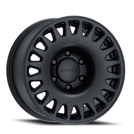 Aluminum Wheels 16x8 503SB Sahara Stain Black 6 On 114.3 Bolt Pattern 66.1 Bore -10 Offset Nomad Wheels