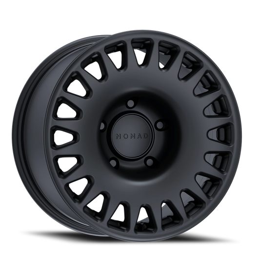 Aluminum Wheels 17x8.5 503SB Sahara Stain Black 5 On 127 Bolt Pattern 78.1 Bore -10 Offset Nomad Wheels