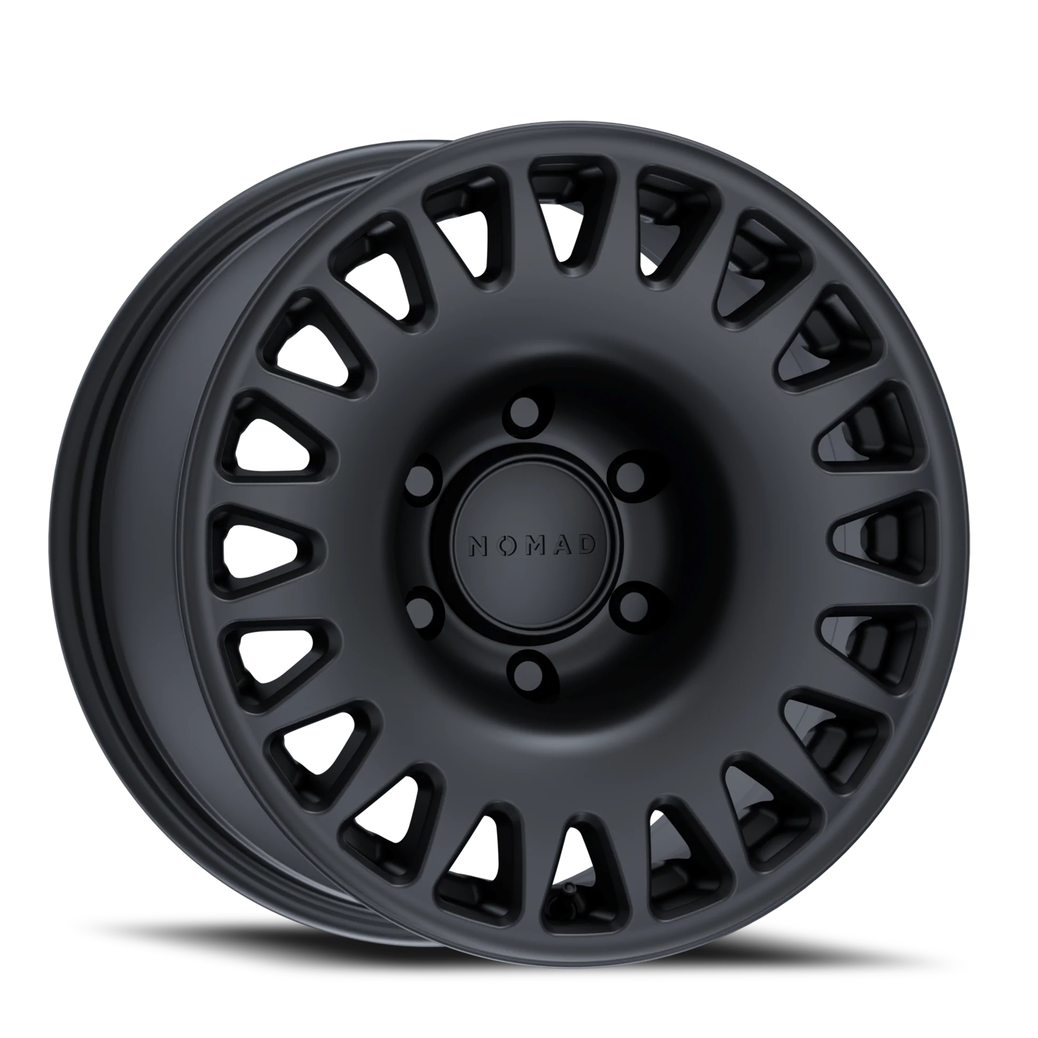 Aluminum Wheels 17x8.5 503SB Sahara Stain Black 6 On 139.7 Bolt Pattern 106.1 Bore 0 Offset Nomad Wheels