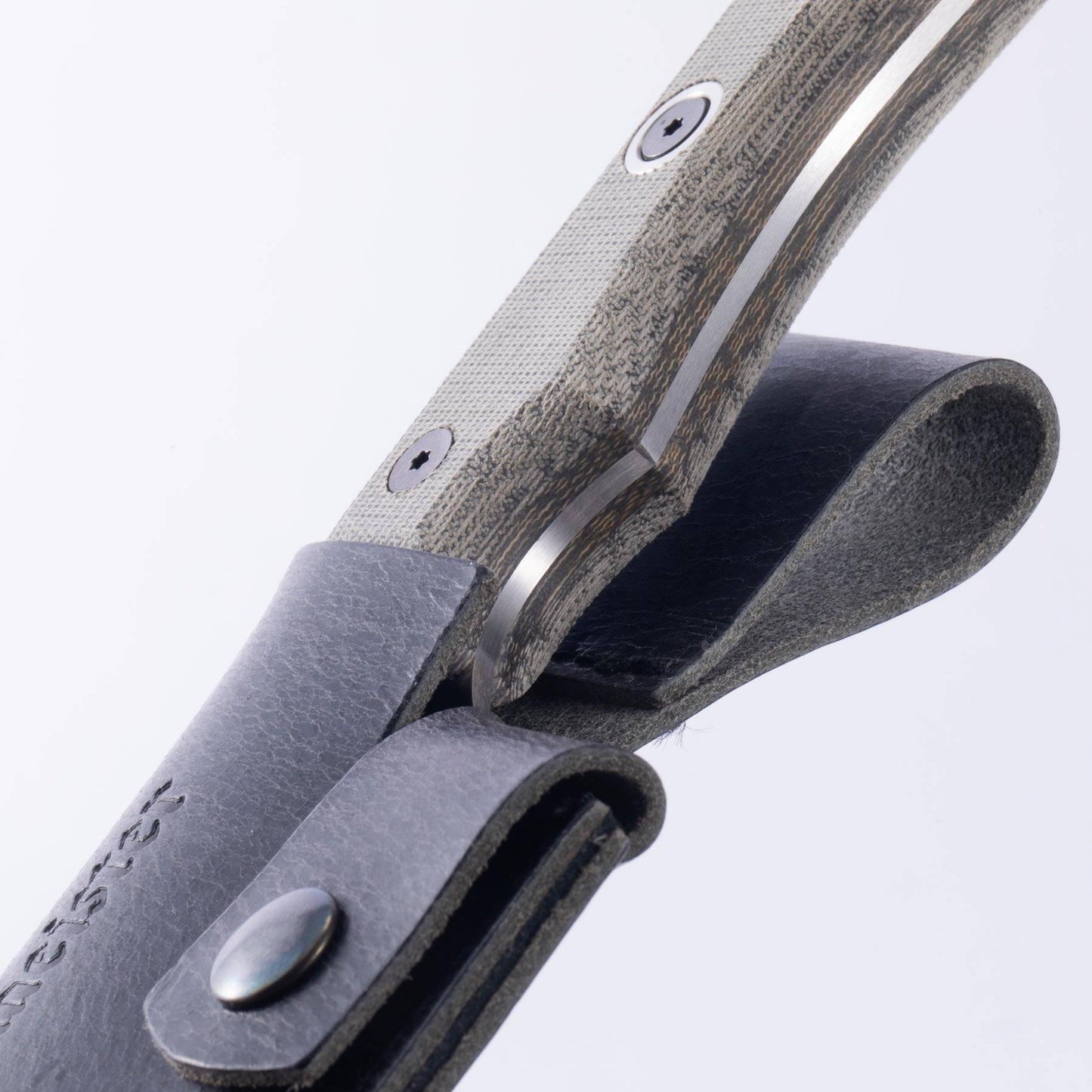 Leather Belt Sheath for Overland Utility Knife