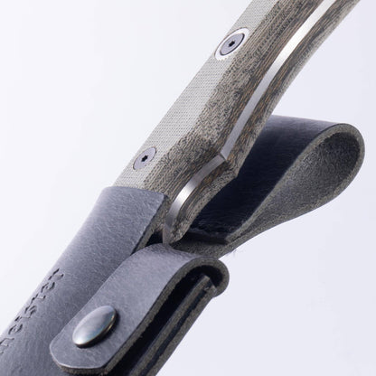 Leather Belt Sheath for Overland Camp Knife