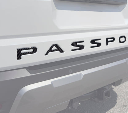 Liftgate Letter Inserts Fits 2026-2027 Honda Passport