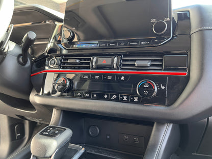Climate Control Line Accent Trim Fits 2022-2025 Nissan Pathfinder