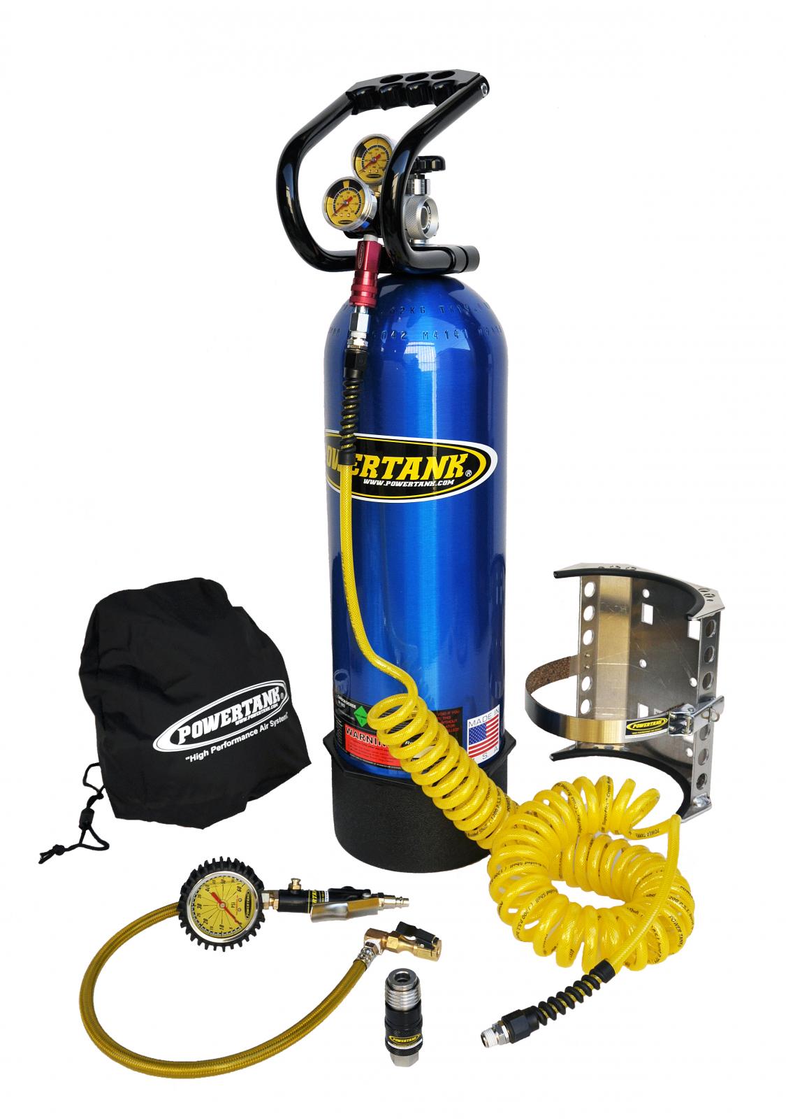 CO2 Tank 15 Lb Power Tank Package B 250 PSI Candy Blue Power Tank