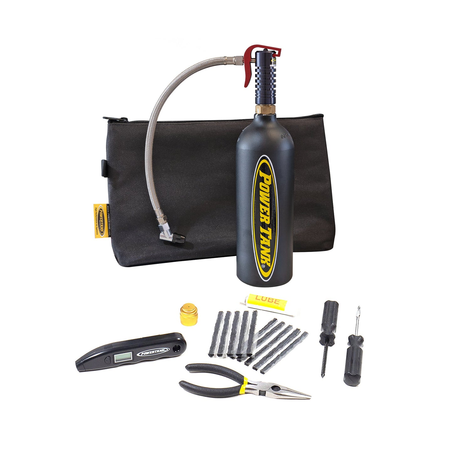 All-In-One Tire Repair Kit with 20 oz CO2 air source
