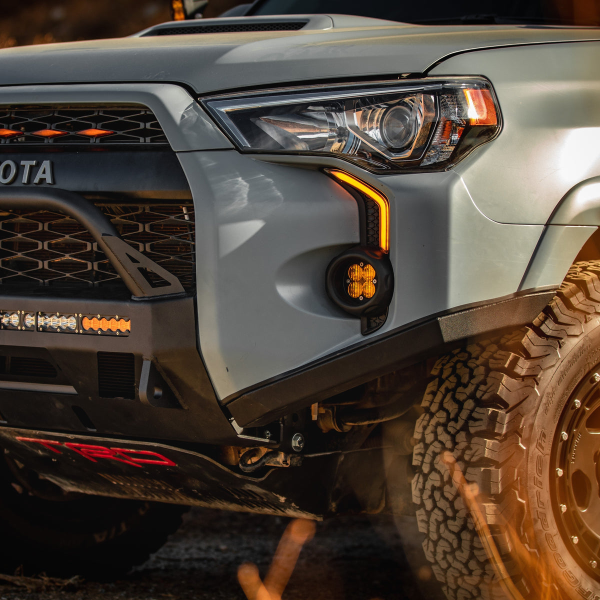 4Runner Lo Pro Bumper High Clearance Additions / 5th Gen / 2014-2024 | Hammer Black Powder Coat