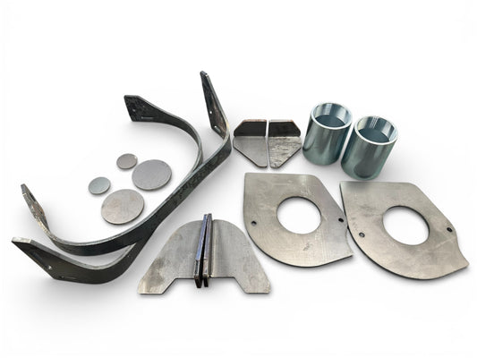 DOBINSONS HYDRAULIC BUMP STOP FITTING KIT FOR PATROL GQ/GU FRONT (WELD IN TYPE) - HBS45-007K