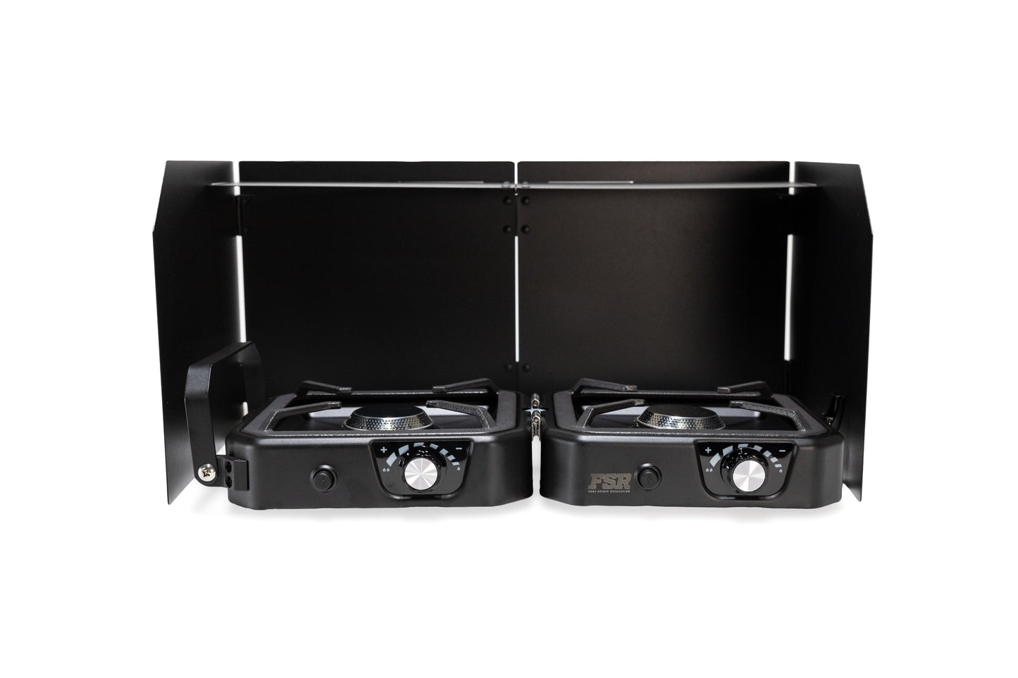 Portable 2 Burner Camp Stove & Wind Screen - Clearance