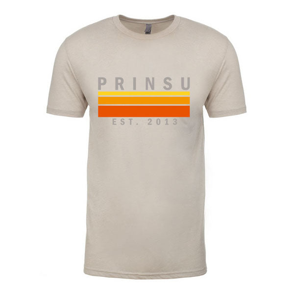 Prinsu striped Logo tee