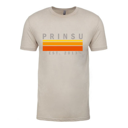 Prinsu striped Logo tee