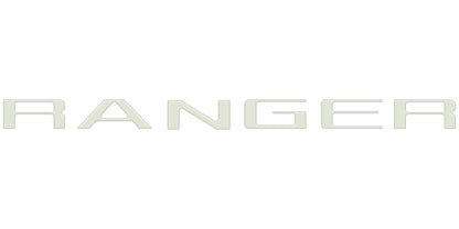 Tailgate Letter Inserts Fits 2019-2023 Ford Ranger