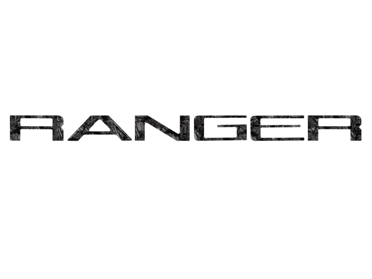 Tailgate Letter Inserts Fits 2019-2023 Ford Ranger