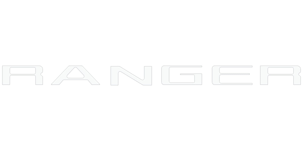 Tailgate Letter Inserts Fits 2019-2023 Ford Ranger