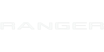 Tailgate Letter Inserts Fits 2019-2023 Ford Ranger