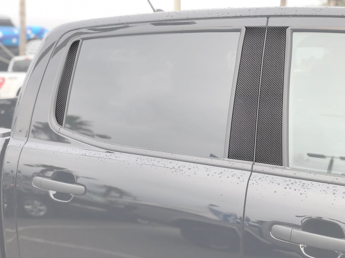 Door Pillar (B+C) Overlays Fits 2019-2023 Ford Ranger SuperCrew