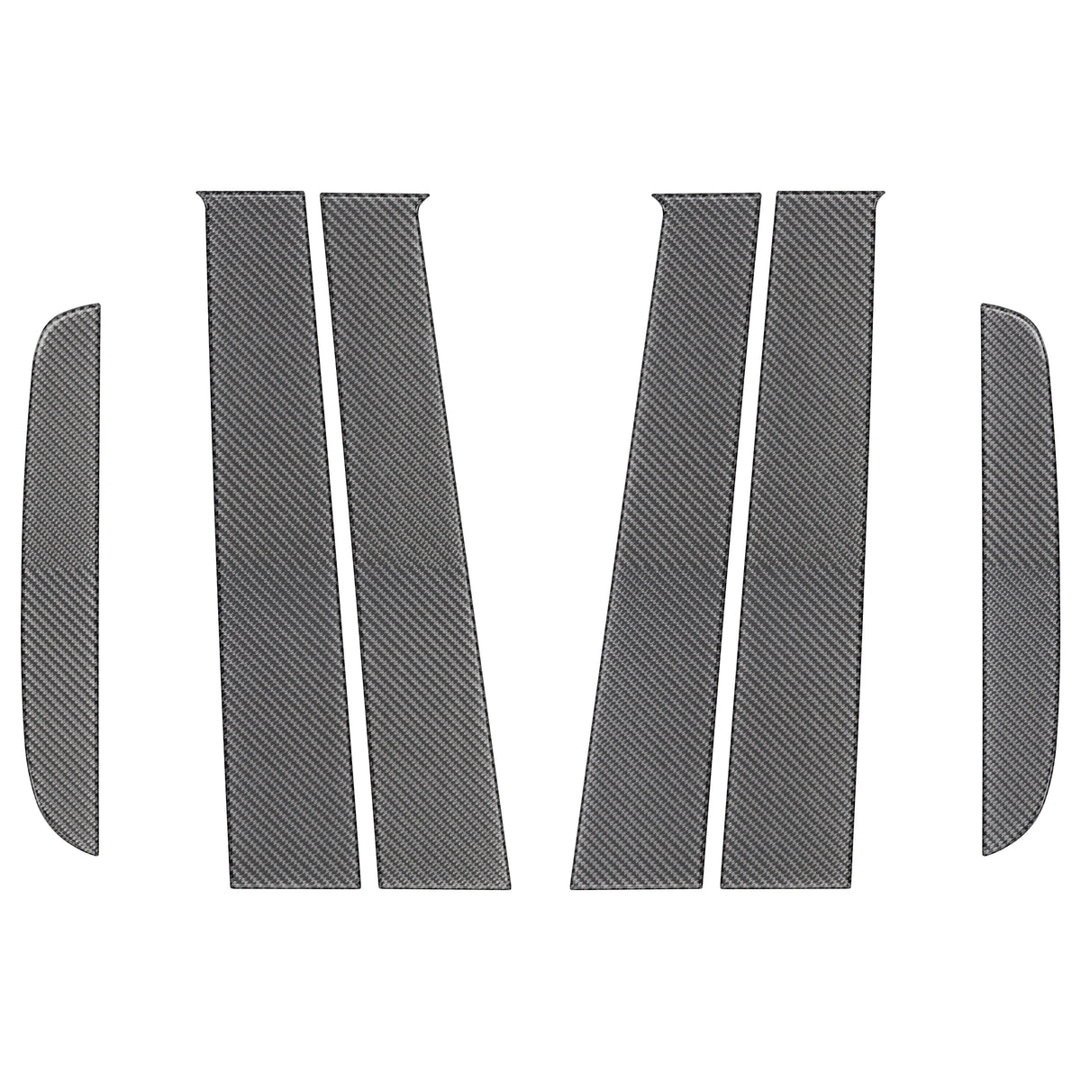 Door Pillar (B+C) Overlays Fits 2019-2023 Ford Ranger SuperCrew