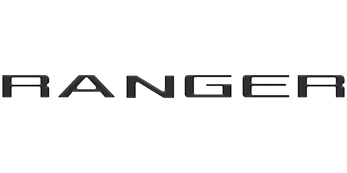 Tailgate Letter Inserts Fits 2024-2027 Ford Ranger