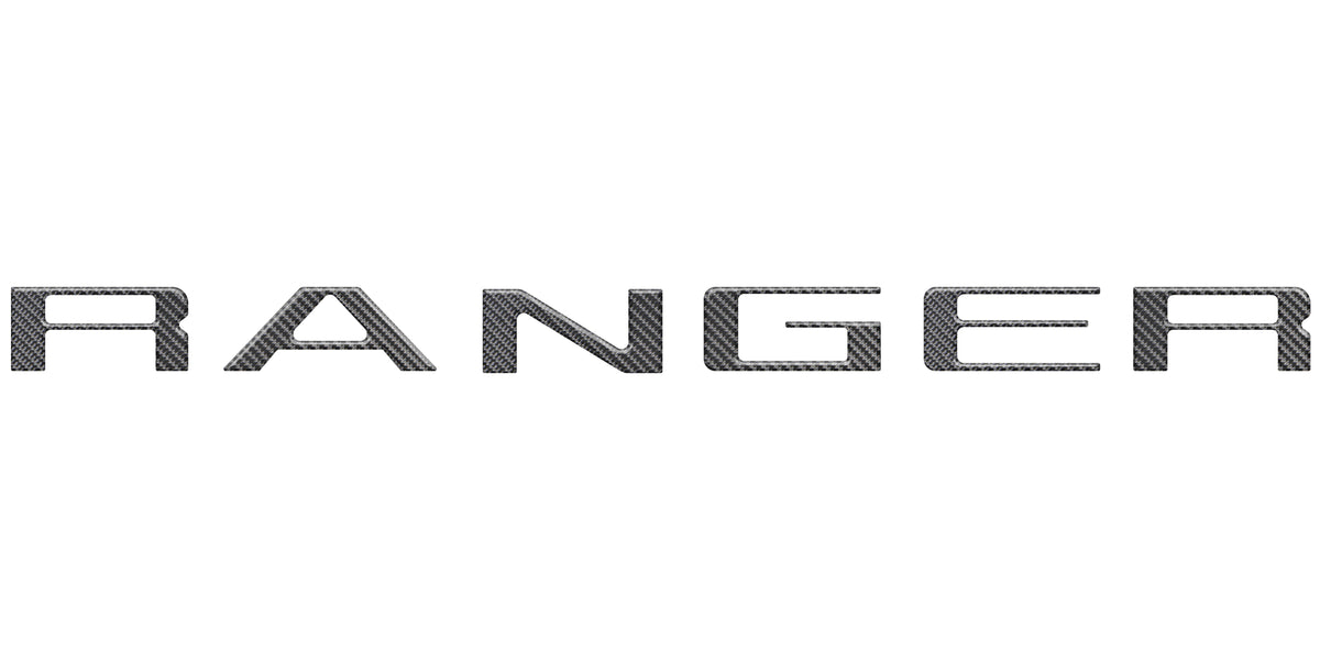 Tailgate Letter Inserts Fits 2019-2023 Ford Ranger