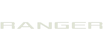 Tailgate Letter Inserts Fits 2024-2027 Ford Ranger