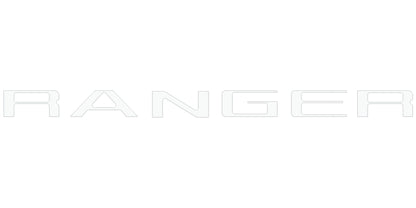 Tailgate Letter Inserts Fits 2024-2027 Ford Ranger
