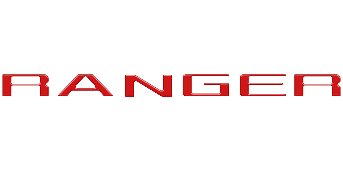 Tailgate Letter Inserts Fits 2024-2027 Ford Ranger