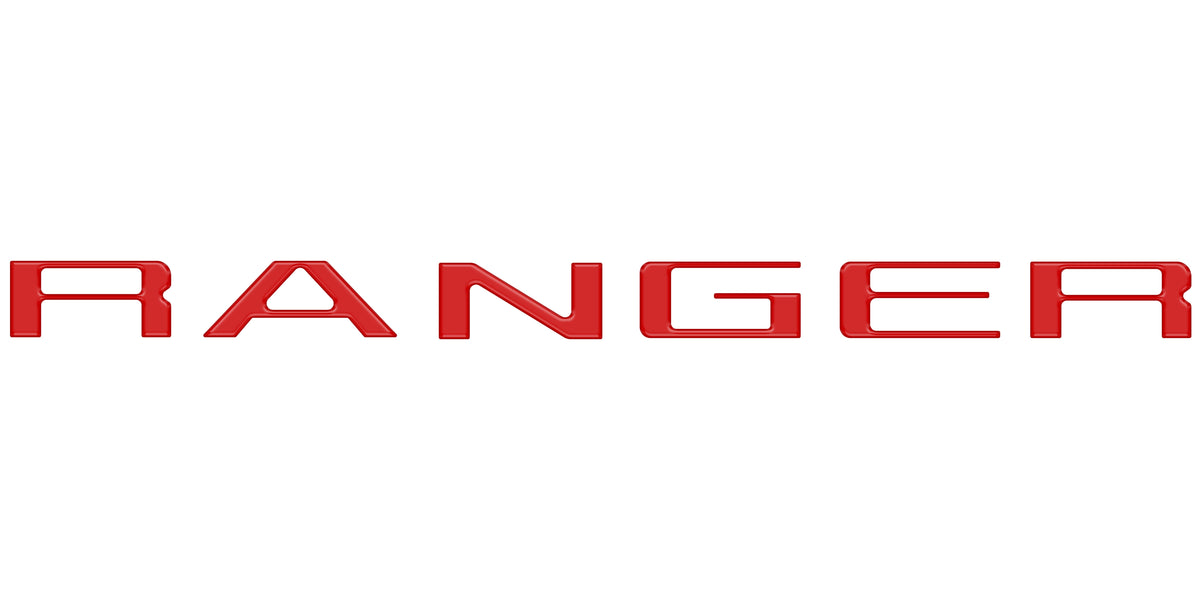 Tailgate Letter Inserts Fits 2024-2027 Ford Ranger