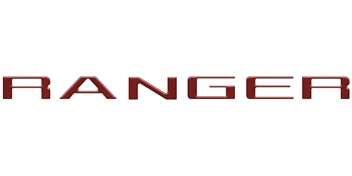 Tailgate Letter Inserts Fits 2019-2023 Ford Ranger