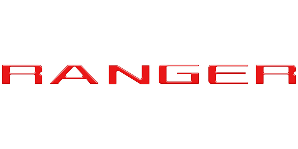 Tailgate Letter Inserts Fits 2019-2023 Ford Ranger