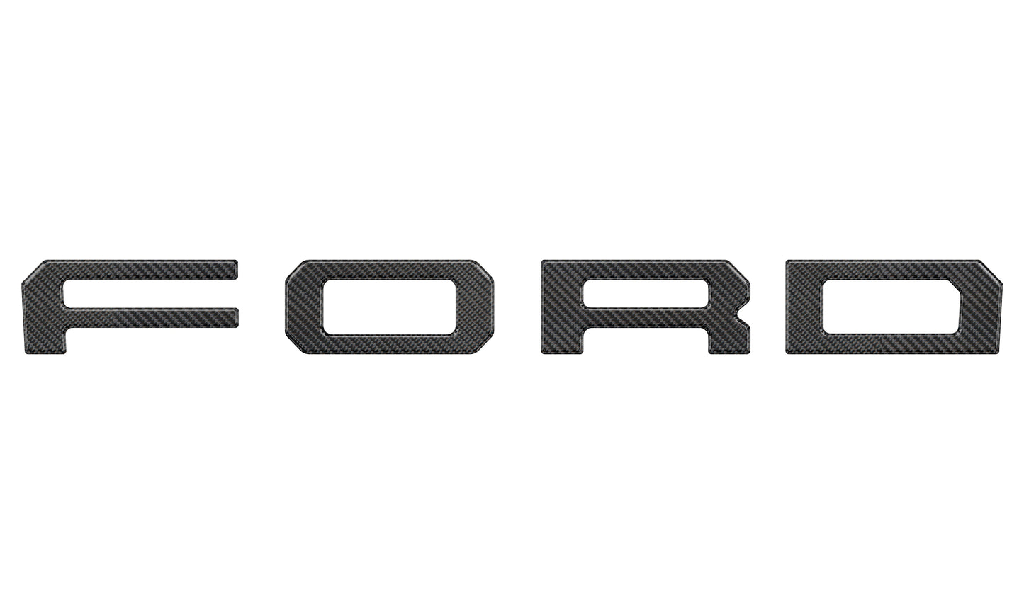 Ford Performance Grille Letter Overlays Fits 2019-2023 Ford Ranger