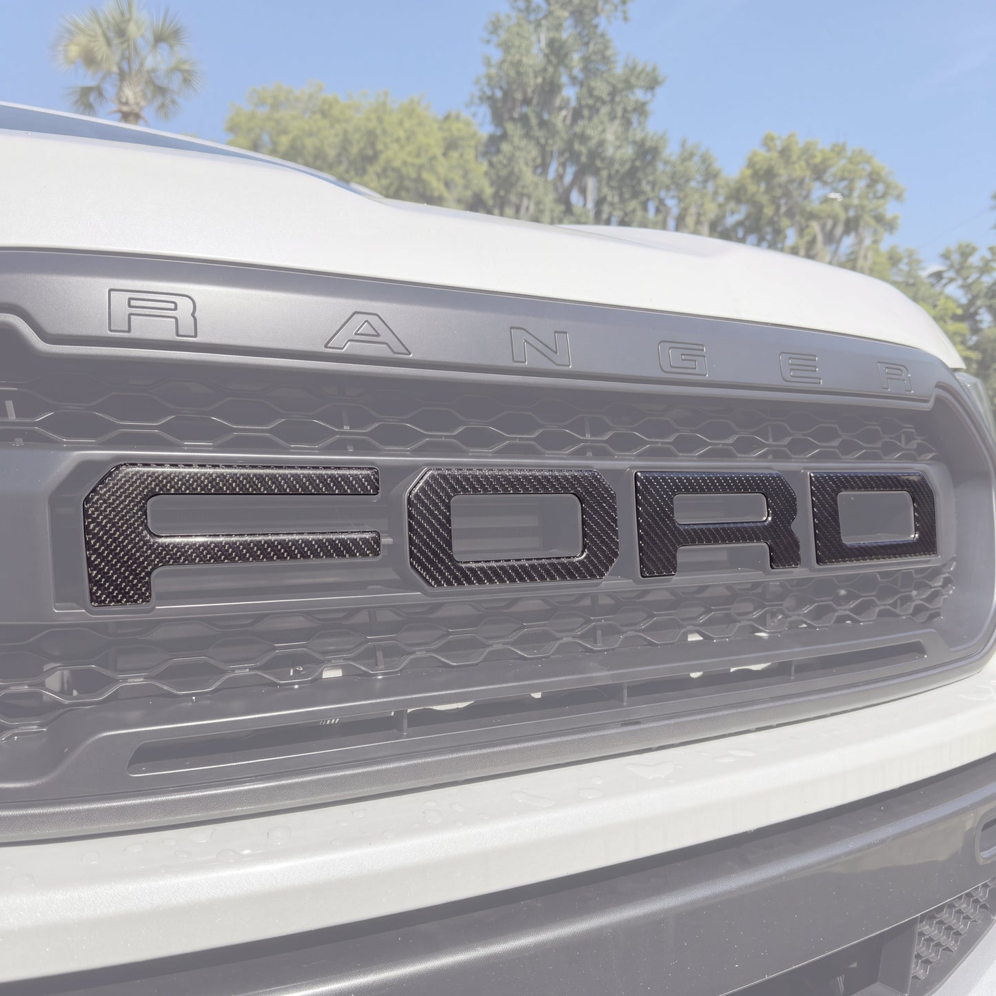 Ford Performance Grille Letter Overlays Fits 2019-2023 Ford Ranger