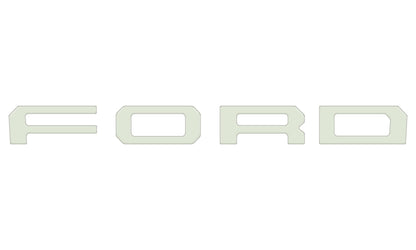 Ford Performance Grille Letter Overlays Fits 2019-2023 Ford Ranger