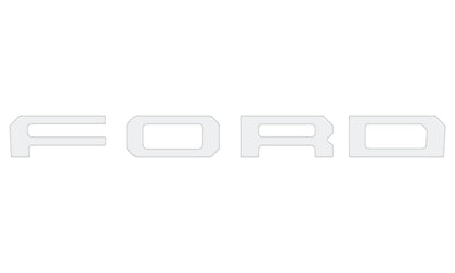 Ford Performance Grille Letter Overlays Fits 2019-2023 Ford Ranger
