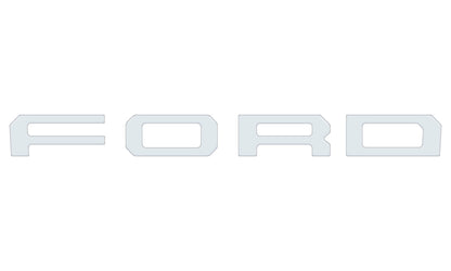 Ford Performance Grille Letter Overlays Fits 2019-2023 Ford Ranger