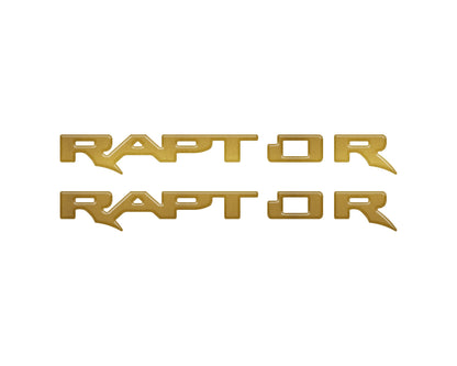 Raptor Running Board Emblem Overlays Fits 2024-2027 Ford Ranger Raptor