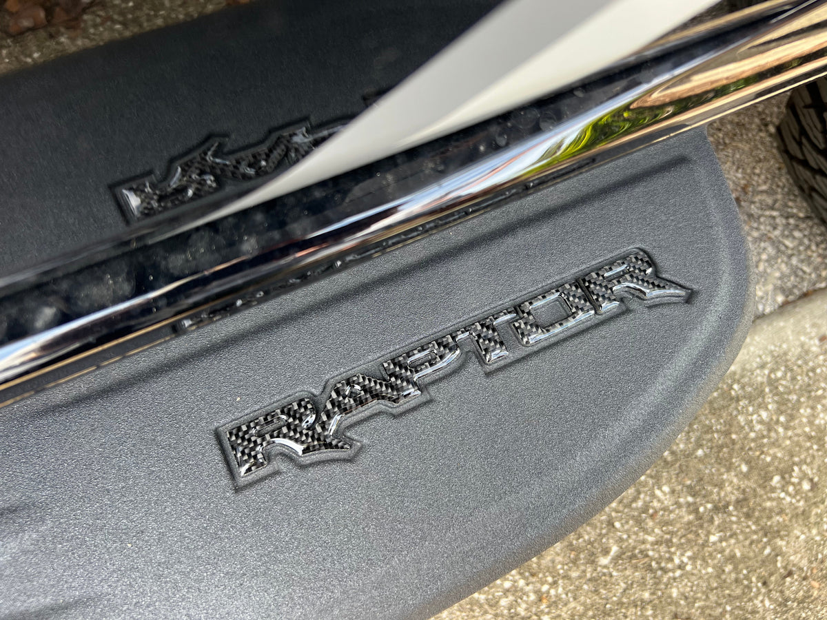 Raptor Running Board Emblem Overlays Fits 2024-2027 Ford Ranger Raptor