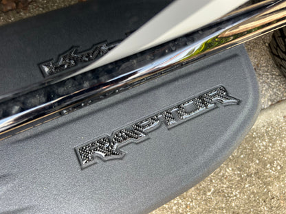 Raptor Running Board Emblem Overlays Fits 2024-2027 Ford Ranger Raptor