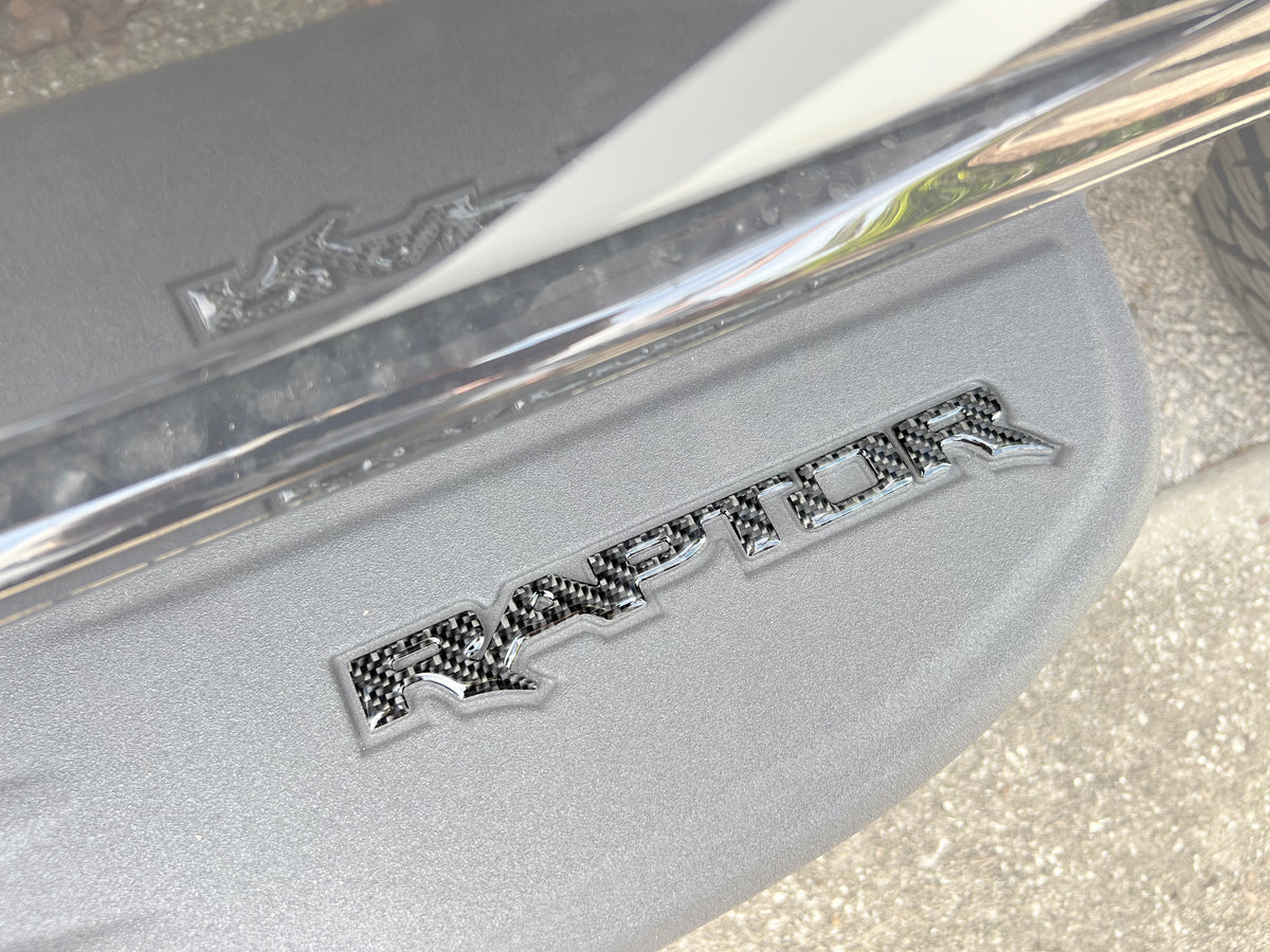 Raptor Running Board Emblem Overlays Fits 2024-2027 Ford Ranger Raptor