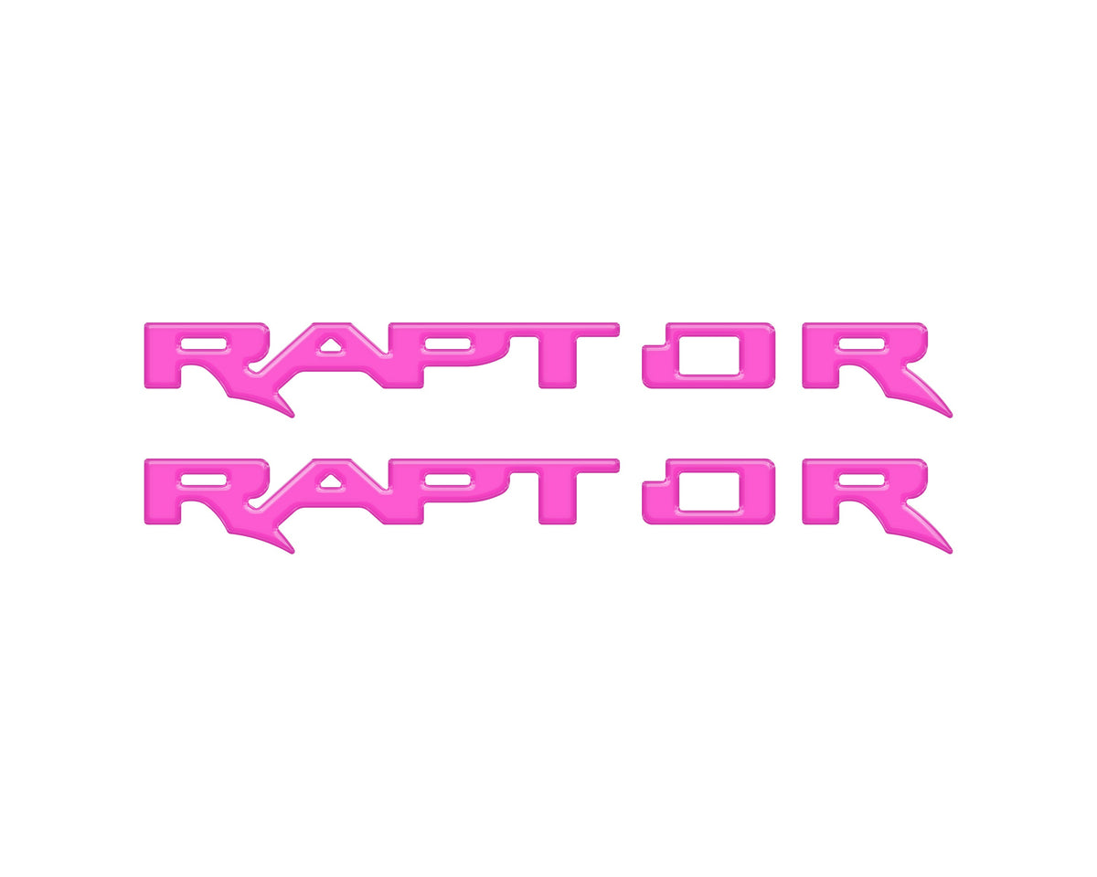 Raptor Running Board Emblem Overlays Fits 2024-2027 Ford Ranger Raptor