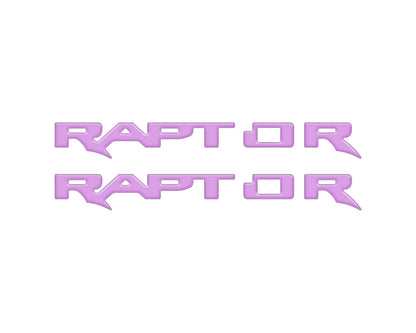 Raptor Running Board Emblem Overlays Fits 2024-2027 Ford Ranger Raptor