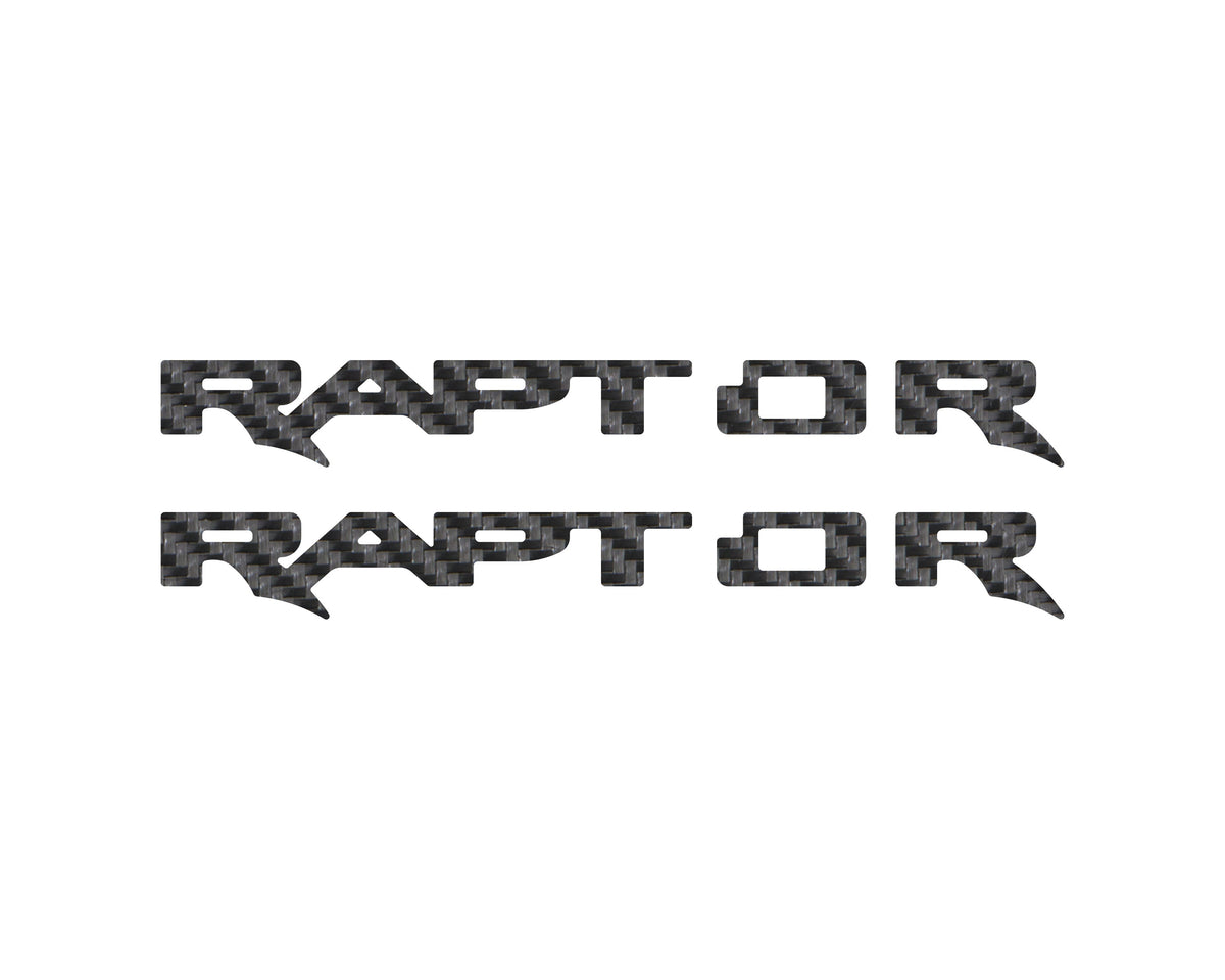 Raptor Running Board Emblem Overlays Fits 2024-2027 Ford Ranger Raptor