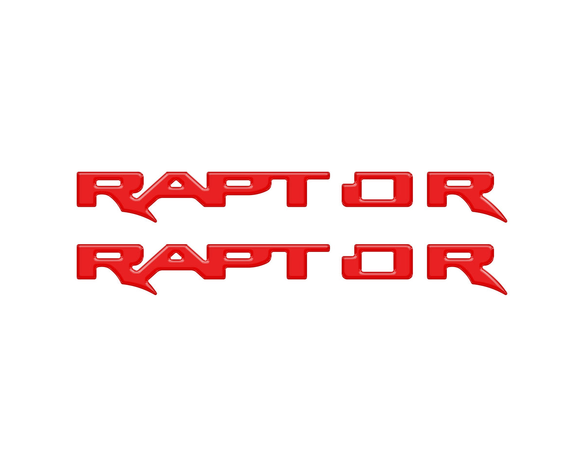 Raptor Running Board Emblem Overlays Fits 2024-2027 Ford Ranger Raptor
