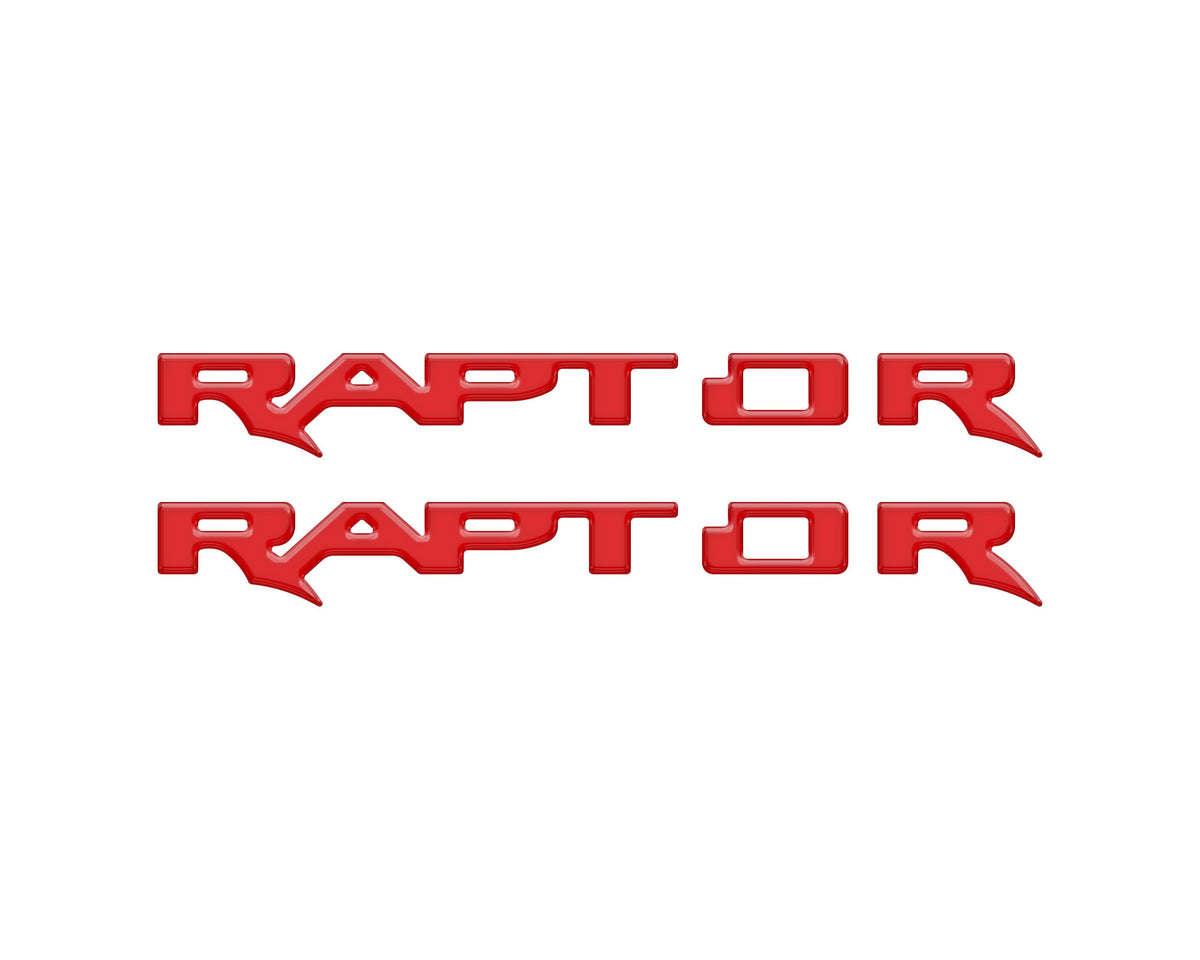 Raptor Running Board Emblem Overlays Fits 2024-2027 Ford Ranger Raptor