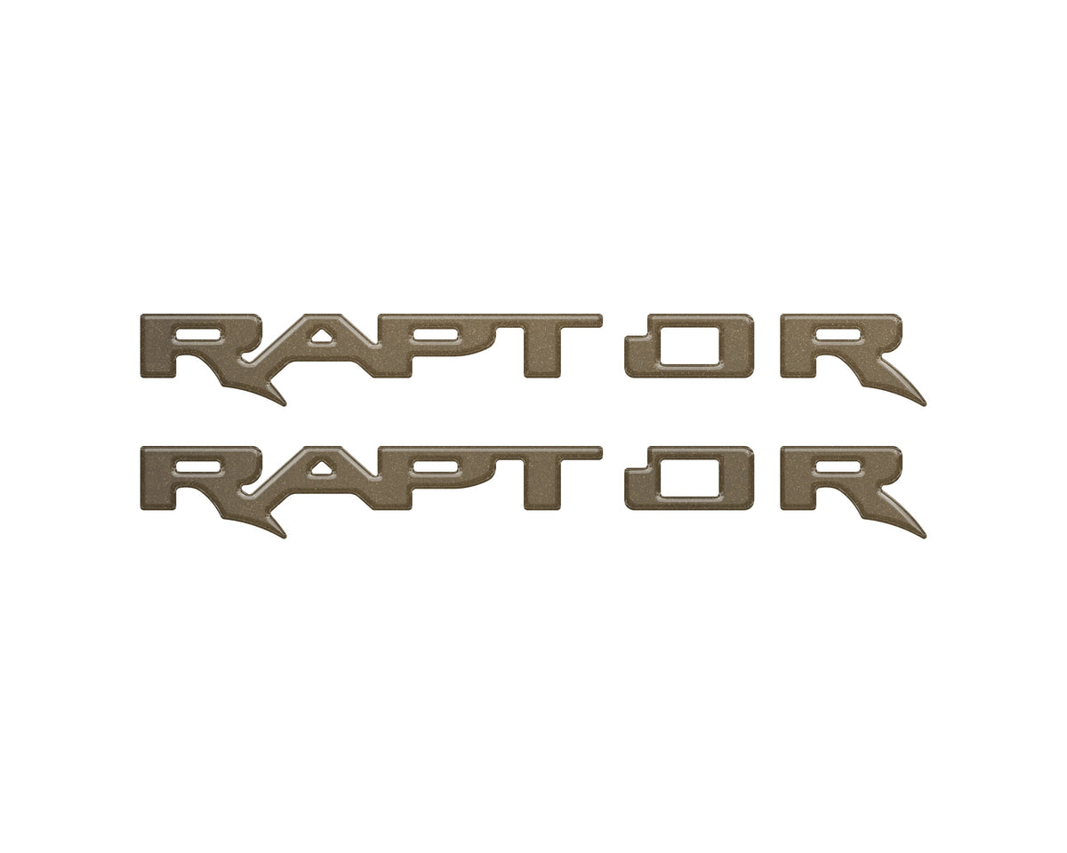 Raptor Running Board Emblem Overlays Fits 2024-2027 Ford Ranger Raptor