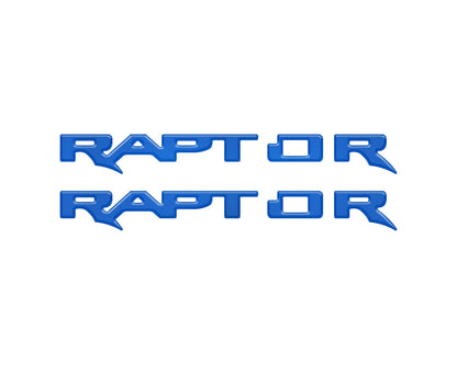 Raptor Running Board Emblem Overlays Fits 2024-2027 Ford Ranger Raptor