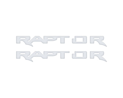 Raptor Running Board Emblem Overlays Fits 2024-2027 Ford Ranger Raptor