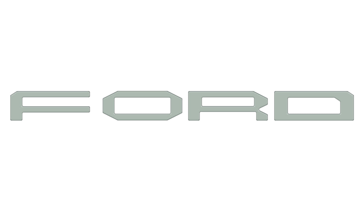 Grille Letter Overlays Fits 2024-2027 Ford Ranger Raptor